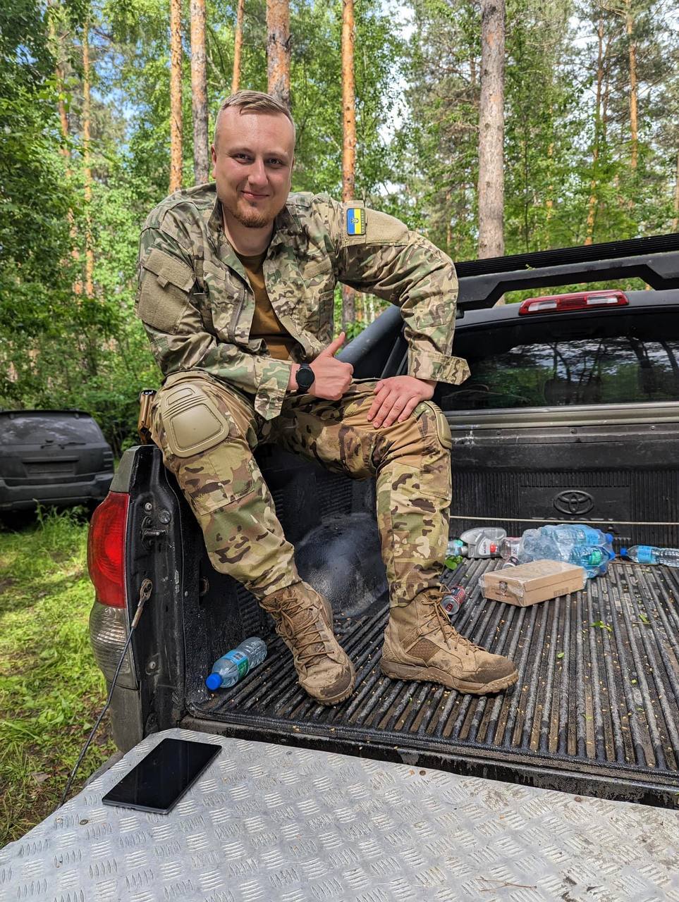 Начальник штабу спецпідрозділу ГУР ЗСУ Костянтин Немічев — один з бійців, які брали участь у визволенні Харківщини. Фото із сторінки Костянтина Немічева